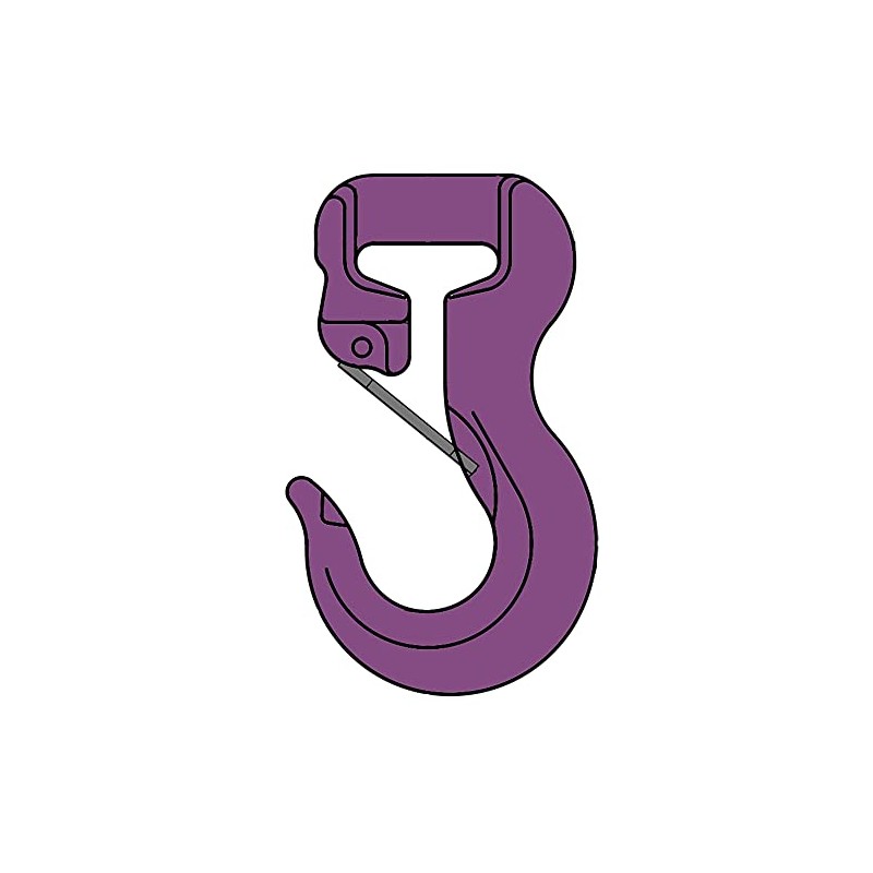 Round Sling Hook Lifting Strap Hook UVH 1000 kg /