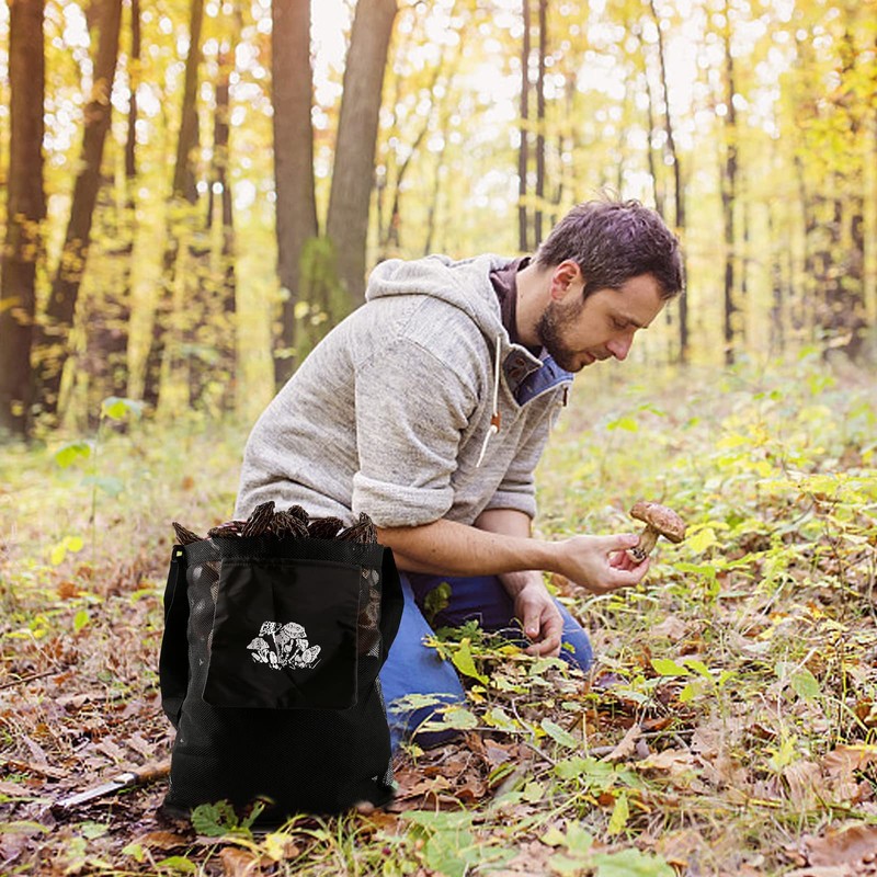 YWYHHM Morel Mushroom Hunting Bag, Mesh Bag, Foraging Bag, Foraging