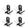 StartFine 4½" Shed Door Lock L-Handle Lock kit Keyed Alike