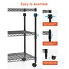 Simple Deluxe Heavy Duty 3-Tier Storage Shelves 750Lb Capacity, 24.02"