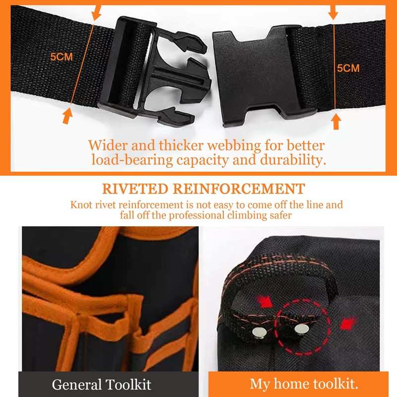 Tool Belt Pouch, Tool Belts for Men, Multi Tool Pouch,
