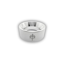 Coffee Dosing Funnel for Eureka Mignon Libra and any other Coffee Grinder. Fits all 54mm portafilters, 28mm height, Chrome