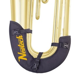 Neotech Tuba Bow Guard – Nylon Hard Shell Case with Polyethylene Foam, Adjustable Strap & Plastic Clips – Durable Harness & Protective Case for Marching Band – Fits Yamaha & More – Made in USA