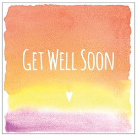 Get Well Soon Blank Greetings Card