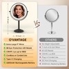 Professional 9" Lighted Makeup Mirror with 1X/10X HD Magnification –