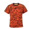 Rothco T-Shirt, Digital Orange Camo, 2X