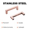 Aibeli 10 Pack Kitchen Cabinet Handles 3 3/4 Inch Hole