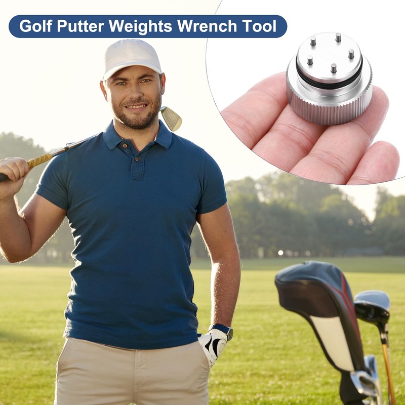 sourcing map Golf Weight Screw Wrench Tool Aluminum Alloy 5