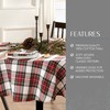 Elrene Home Fashions Christmas Classic Holiday Plaid Cotton Tablecloth, Holiday