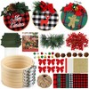 Pllieay 6 Pack of Christmas Ornament DIY Craft Kit Includes