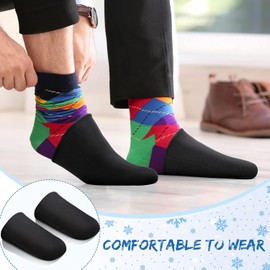 4 Pieces Toe Neoprene Warmers Cycling Shoe Covers Toe Black Warmer Booties Neoprene Toe Covers Biking Toe Covers Neoprene for Cycling Running Hiking Ice Baths (Black, S)