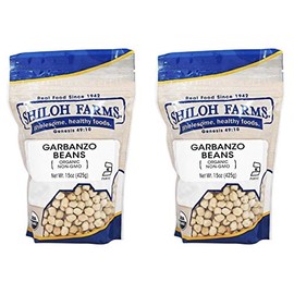 Shiloh Farms - Organic Garbanzo Beans - 15 Ounce Bag (Pack of 2)