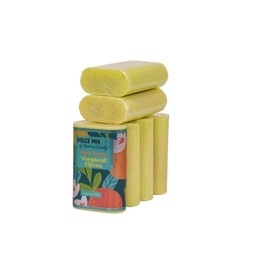 Dolce Mia | 100% Pure Bar Soap | Tropical Citrus | Vegetable Based | Naturally Moisturizing | 6 Pack Refill