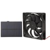 Outdoor Solar Panel Fan Kit Monocrystalline Silicon for Caravans Campers