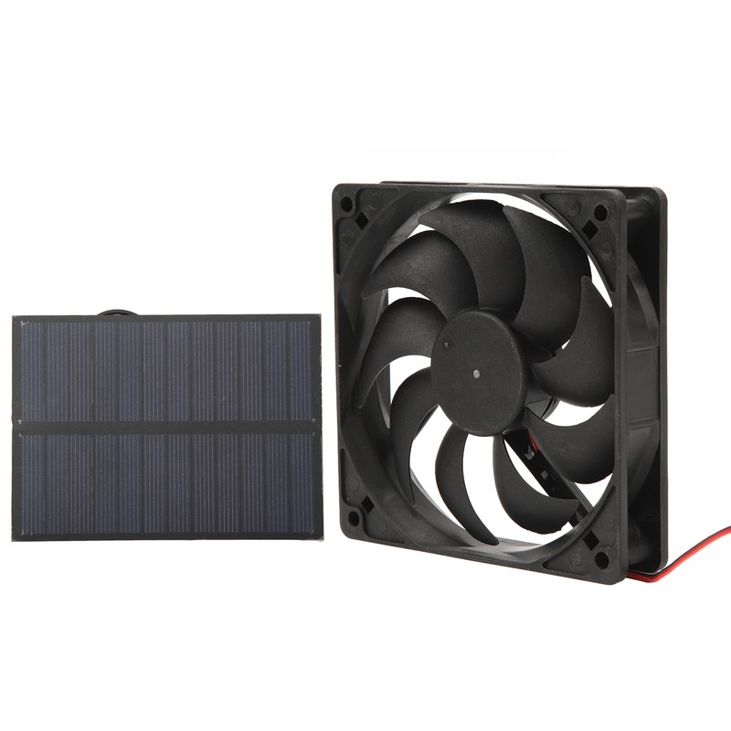 Outdoor Solar Panel Fan Kit Monocrystalline Silicon for Caravans Campers