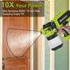 Paint Sprayer Cordless Compatible for Ryobi 18V Battery, 70000PRM Electric