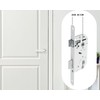 Yale Y50 with Axle for European Cylinder Lock, White, 40)