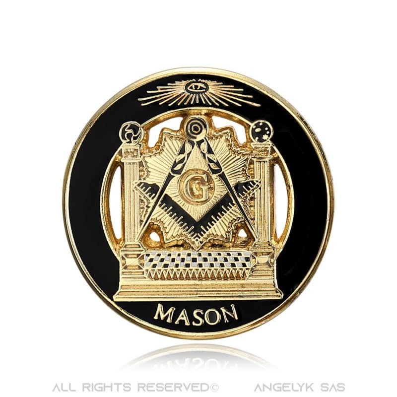 BOBIJOO Jewelry - Pins G Angle and Compass LDS Temple