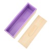 Soap Loaf Mold Flexible Purple Silicone DIY Hand Made Soap