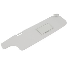 OCPTY Right Passenger Side Sun Visor (Grey), Fit for 1990-2004 for Toyota for Land for Cruiser FJ FZJ, Sun Visor for Car Windshield Replace 74320-60300-A0 74310-90K11-08 (with Cosmetic Mirror)