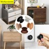20Pcs Wooden Cabinet Knobs Unfinished Wood Knobs for Dresser Mushroom