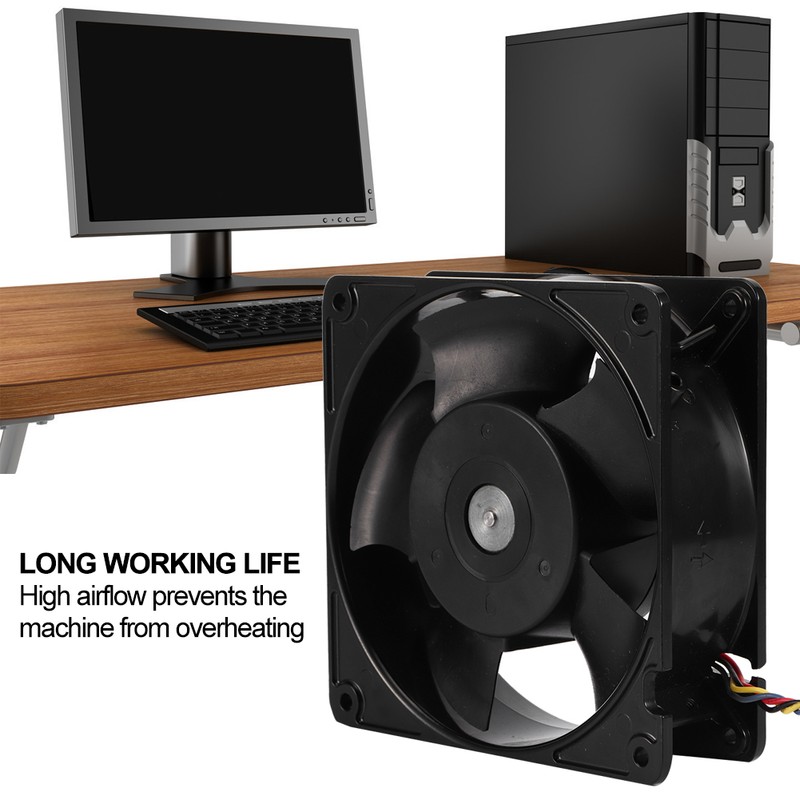 24V 18W 4800RPM Large Air Volume Inverter Cooling Fan Replacement