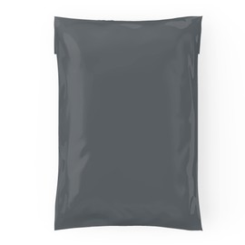 Mailing Bags, Grey Parcel Delivery Bags with Self-Seal Closure, Flexible Lightweight and Tear Proof Postal Mailing Bags, Multipack Mailing Envelope Bags (06x09, 50pk)
