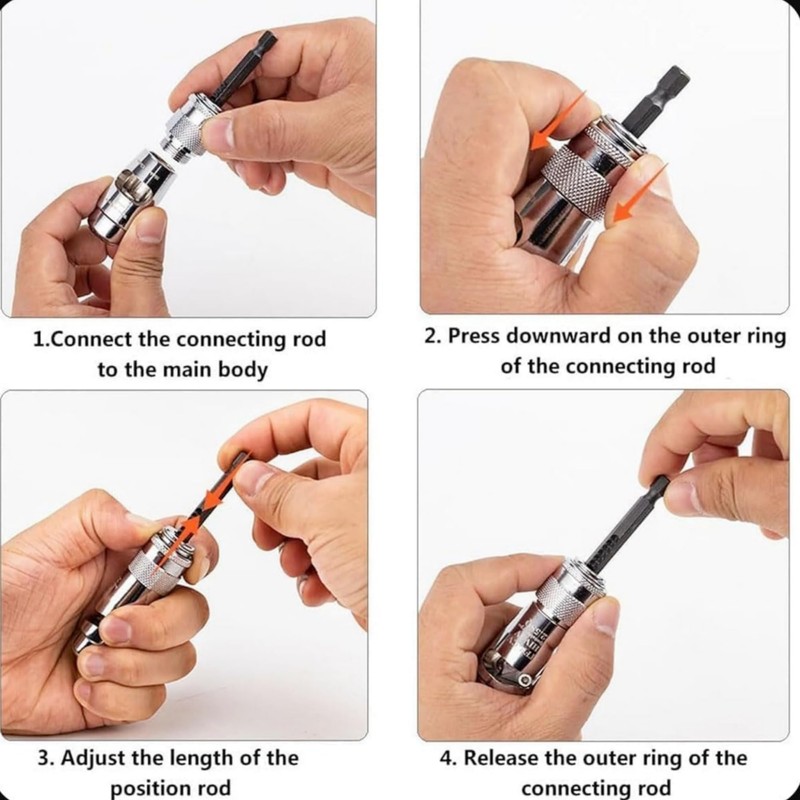 Baychon Electrical Wire Stripper Tools for Drill Set, Wire Stripping