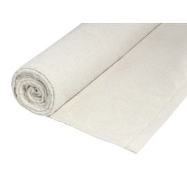 Organic Cotton Woven Yoga Mat - Unbleached, Undyed, All-Natural, Washable, and Toxic-free Cloth Yoga Mat - Mysore, Hand-made Mat for Outdoor and Indoor - 78"x27" (Unbleached Cotton)