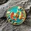 Koi Fish Lucky Coin - Symbol of Prosperity & Fortune,