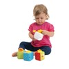 Chicco 2-in-1 Multiactivity Cube, Set of 4 Coloured Animal Blocks,