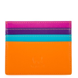 mywalit Multi-Color Leather Credit Card Holder | 3 Card Slots & ID Window Wallet