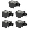 ECSiNG 5 Pieces 6.3 mm 9-Pin Stereo Amplifier Jack Audio