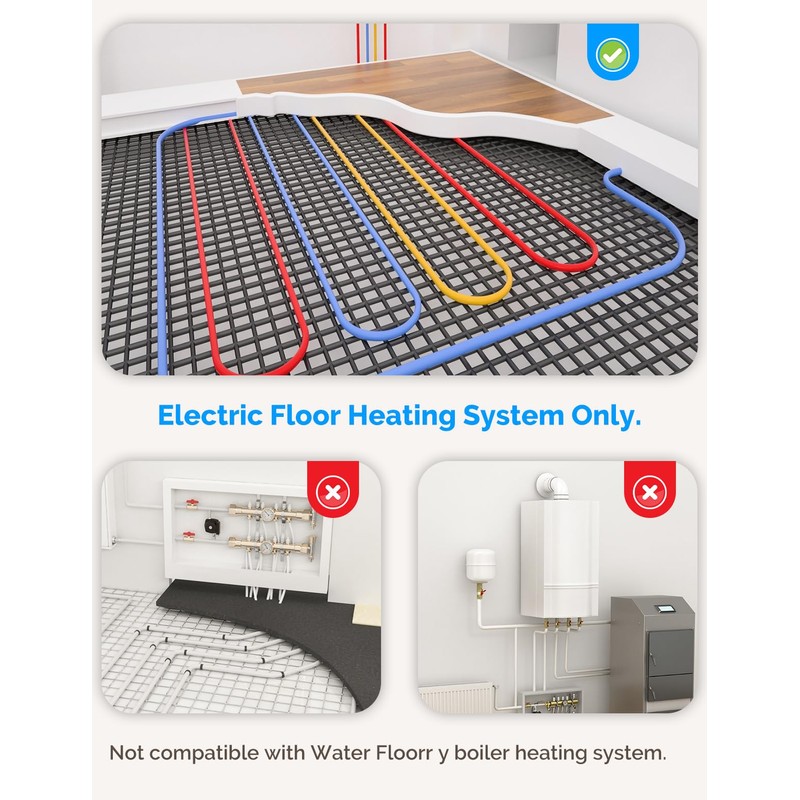 MOES Smart ZigBee Thermostat Underfloor Heating Electric, Room Thermostat Underfloor