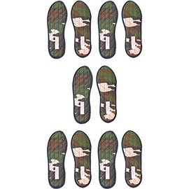 Cinnamon Soles Nawemo "Camouflage" (Pack of 5), Size 49