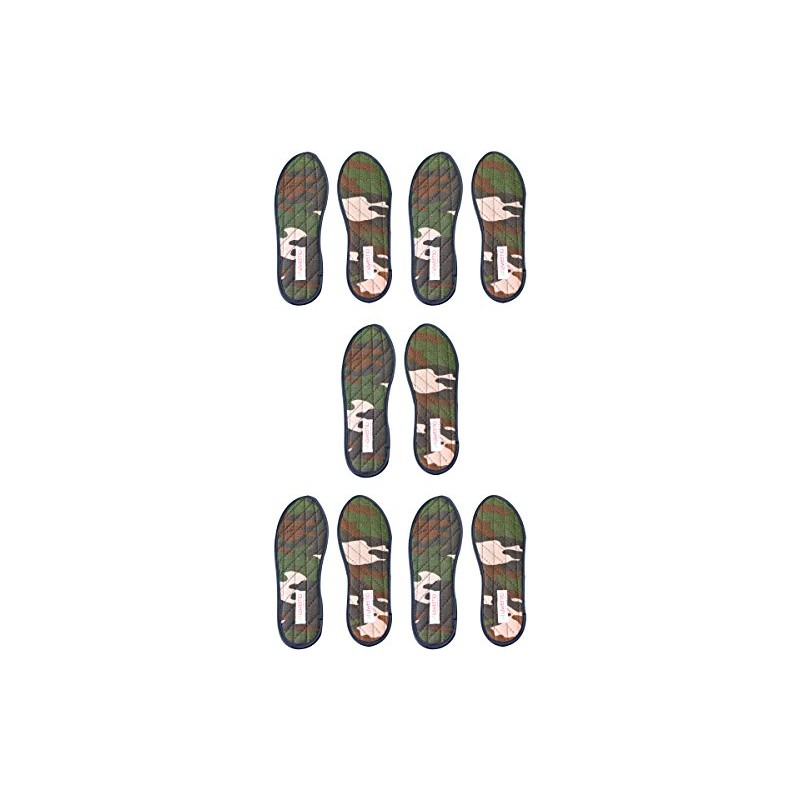 Cinnamon Soles Nawemo "Camouflage" (Pack of 5), Size 49