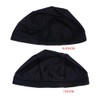 2 Pcs Black Dome Cap Wig Caps Stretchy Wig Cap