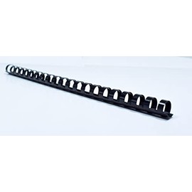 Bind2Go Black Plastic Binding Comb 21 Ring A4 Pack of 50 (6mm)