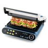 Happygrill Electric Indoor Grill, 1200W Panini Press Griddle w/ 2