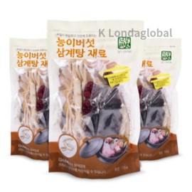 Friend of Health Boknal Neungi Mushroom Samgyetang White Boiled Ingredients 3 Pieces 135g / 건강의벗 복날 능이버섯 삼계탕 백숙 재료 3개 135g