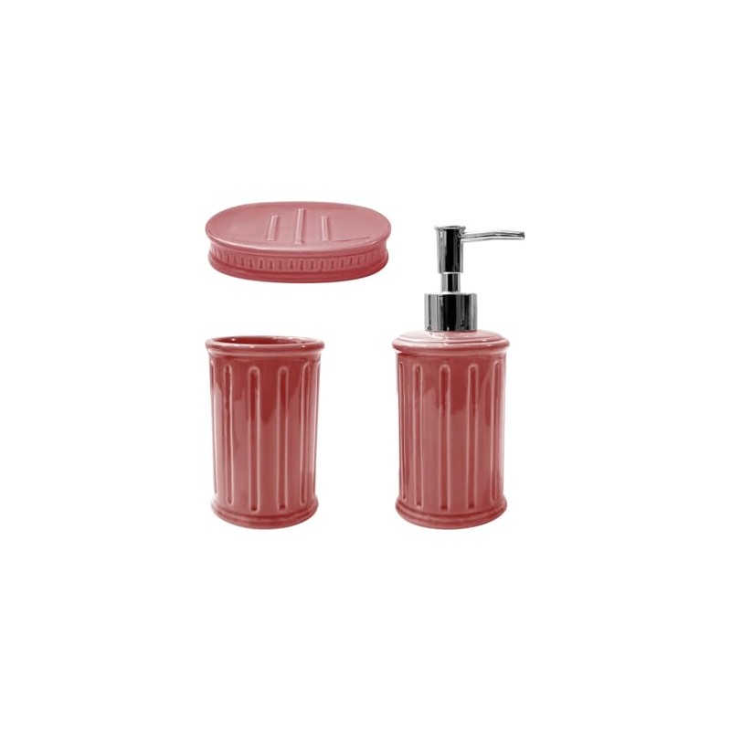 RED VELVET Set de Baño Simply Home de 3 Piezas