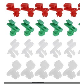 24pcs Universal Car Door Lock Rod Clips Linkage Retainer Fasteners for 2.0 to 3.5mm Rod and 5.5 to 6.5mm Hole Compatible with Left Right Driver and Passenger Side Handle Linkage Repair