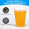Bsvce 50 Pack 8 Oz Clear Plastic Cups, Fit for