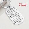 Resdink Grandson Keychain Gifts - to My Dear Grandson, I