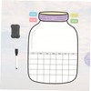 STOBOK Creative Erasable Fridge Reminder Board Magnet Sticker with Pen
