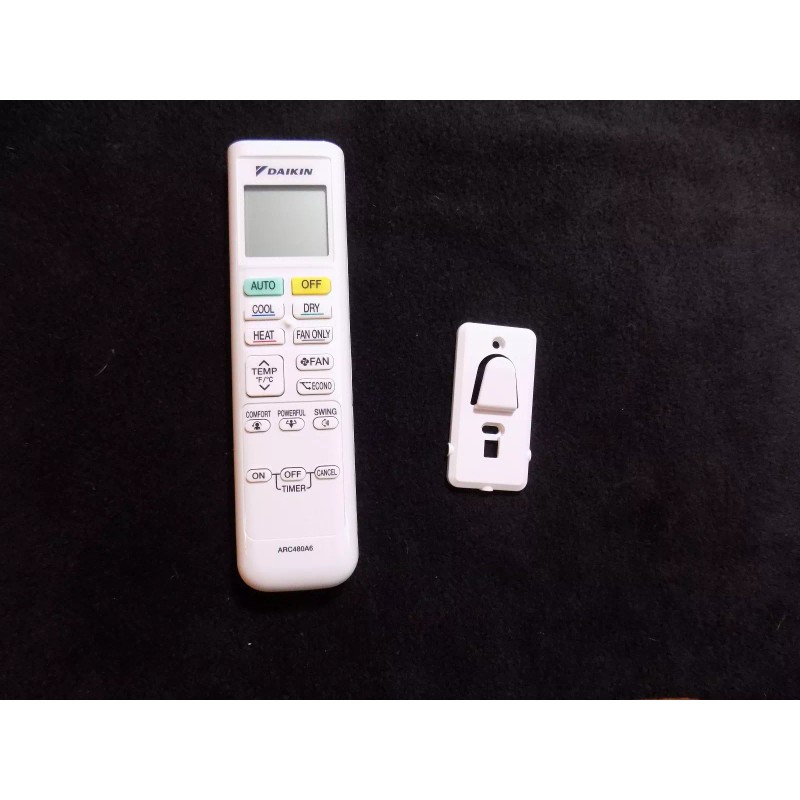 Daikin Genuine New Daikin Replacement Wireless Remote Control ARC 480A6,