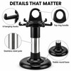 Stainless Steel Rotating Utensil Rack with 6 Hooks – 360°