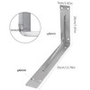 YUMORE Shelf Bracket Heavy Duty 14x8x2 in, 1/5IN Extra Thick