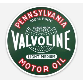 Vintage retro style Valvoline Racing Oil Logo Vinyl Decal sticker