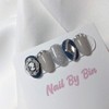 [Handmade Nail Tips] Autumn Cameo Nails - Mini Oval /